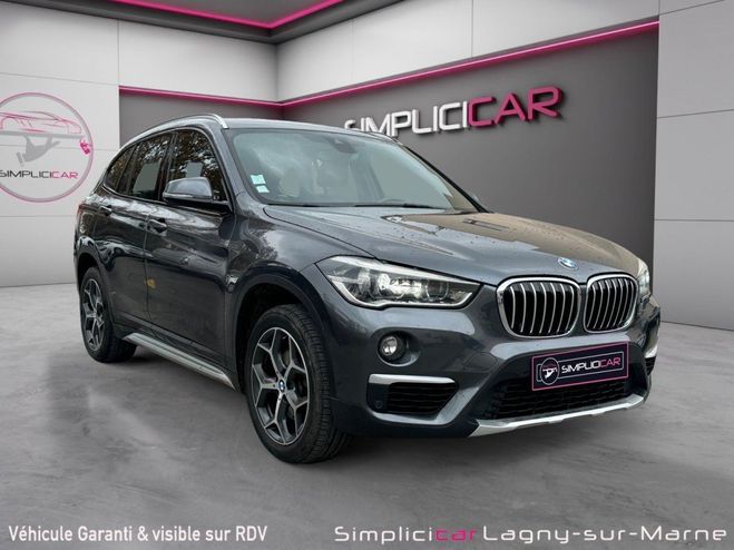 BMW X1 F48 xDrive 18d 150 ch BVA8 xLine Gris de 2016