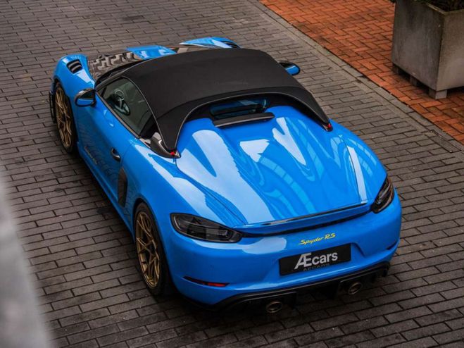 Porsche 718 Spyder Bleu de 