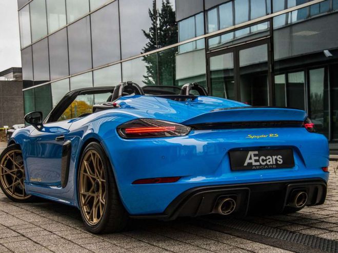 Porsche 718 Spyder Bleu de 