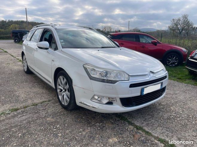 Citroen C5 Citron tourer 2.2HDI 204cv Blanc de 2012