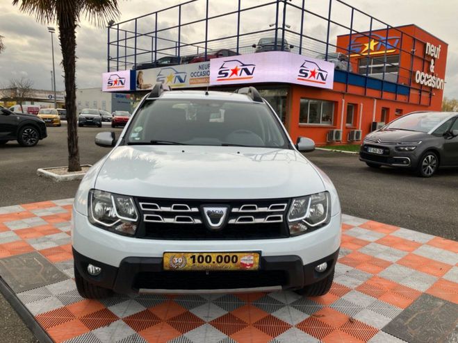 Dacia Duster 1.5 DCI 110 BV6 PRESTIGE CUIR GPS Blanc de 2016