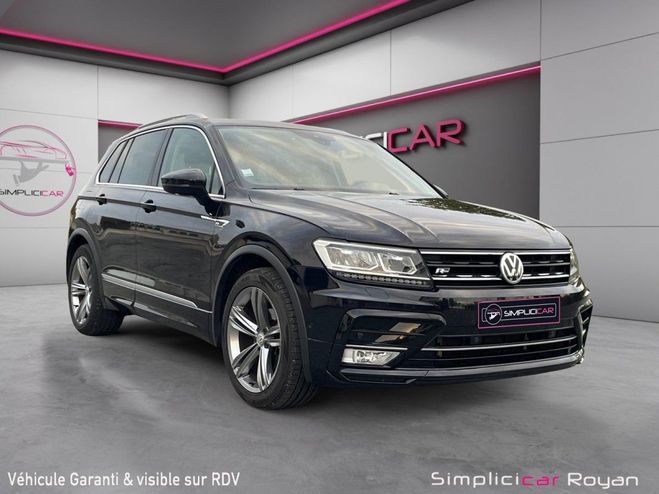 Volkswagen Tiguan II 2.0 TDI 150CV R LINE Garantie 1 AN Noir de 2017