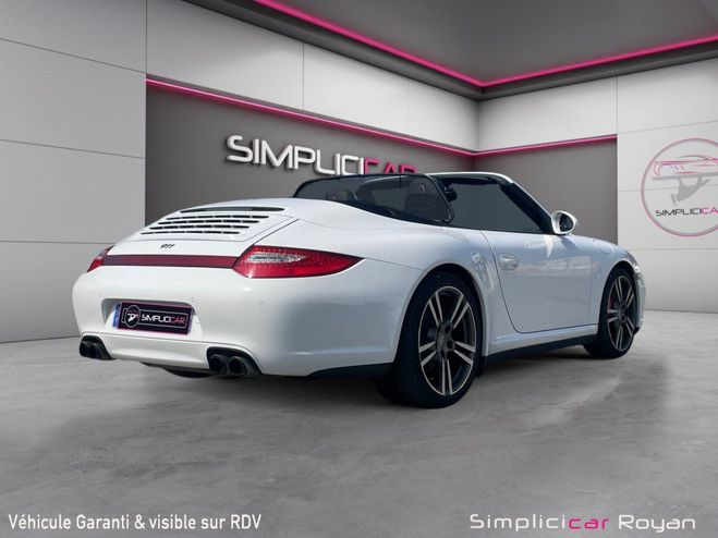 Porsche 911 CARRERA 4 CABRIOLET 997 S Cabriolet 3.8i Blanc de 2009