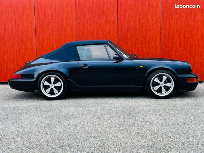 Porsche 911 Cabriolet 964 carrera 2 250 ch bva Bleu de 1991