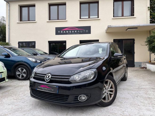 Volkswagen Golf 1.6 TDI 105 FAP CR BlueMotion Confortlin Noir de 2011