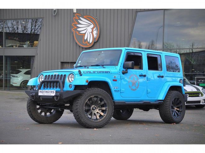 Jeep Wrangler 2.8 CRD FAP - BVA 2018 Unlimited Sahara  Bleu de 2018