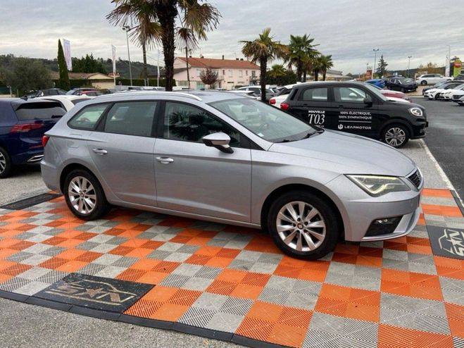 Seat Leon ST III 1.6 TDI 115 DSG7 PACK GPS FULL LE Gris Clair de 2019