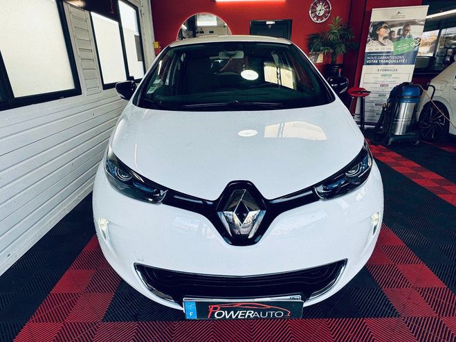 Renault Zoe ELECTRIQUE batterie location 46046KMS Blanc de 2018