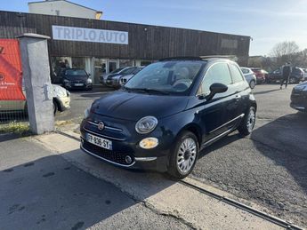  Voir détails -Fiat 500 1.2i - 69 Eco Pack Lounge Clim   toit ou à Brive-la-Gaillarde (19)