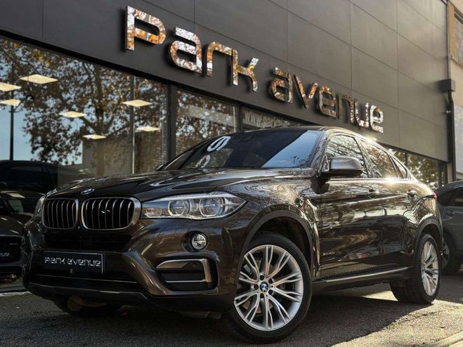 BMW X6 (F16) XDRIVE 40DA 313CH EXCLUSIVE Marron de 2015