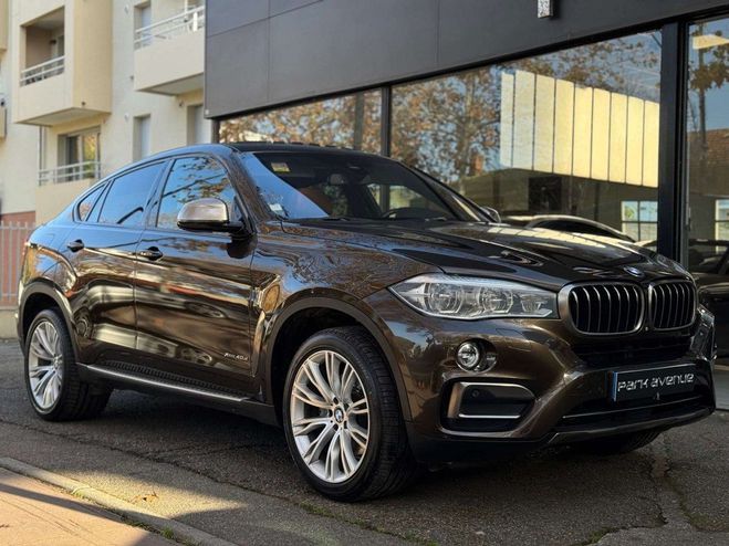 BMW X6 (F16) XDRIVE 40DA 313CH EXCLUSIVE Marron de 2015