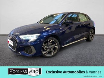  Voir détails -Audi A3 A3 Sportback 30 TDI 116 S tronic 7 S Lin à Vannes (56)