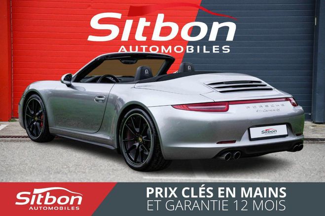 Porsche 911 991 Carrera 4S Cabriolet 3.8 400 PDK | 2 Argent GT de 2014