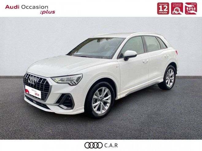 Audi Q3 35 TFSI 150 ch S tronic 7 S line Blanc de 2022