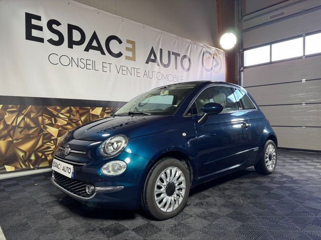 Fiat 500 C SERIE 6 1.2 69 ch Lounge Bleu de 2018