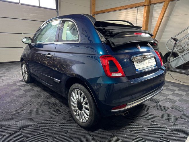 Fiat 500 C SERIE 6 1.2 69 ch Lounge Bleu de 2018