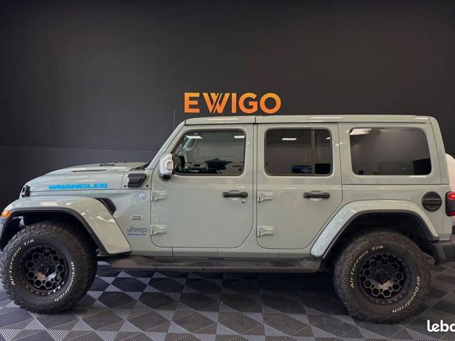 Jeep Wrangler unlimited 4xe 380ch PHEV BVA8 Overland P Gris de 2023