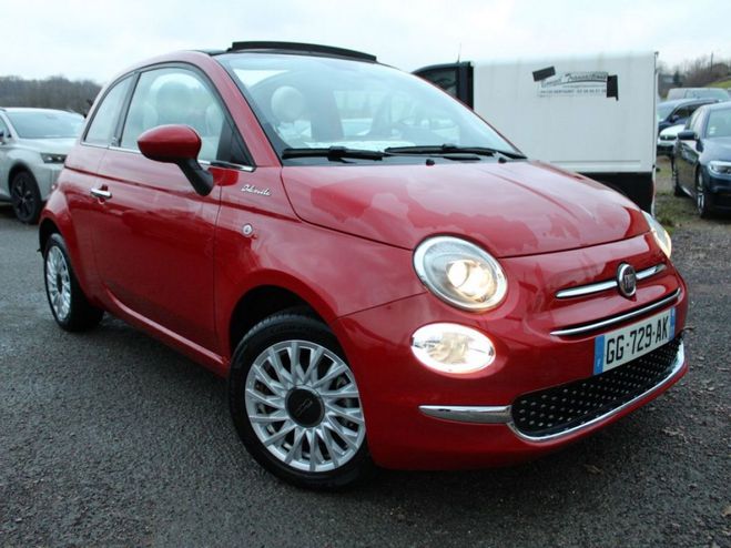 Fiat 500 CABRIOLET DOLCEVITA HYBRIDE GPS CONNECT  Rouge Capri de 2022