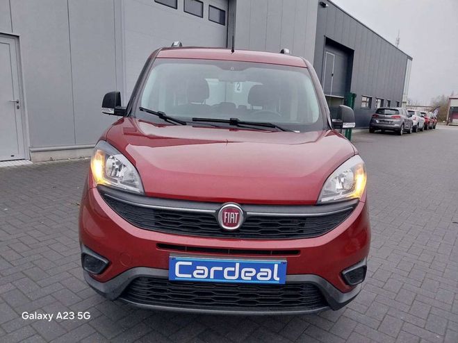 Fiat Doblo 1.4 T-Jet -AIRCO-GPS-BLUETOOTH-GARANTIE. Rouge Mtallis de 