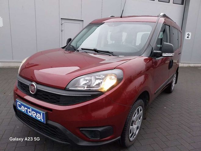 Fiat Doblo 1.4 T-Jet -AIRCO-GPS-BLUETOOTH-GARANTIE. Rouge Mtallis de 