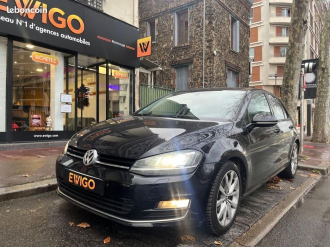 Volkswagen Golf VII 2.0 TDI 150 CARAT Noir de 2014