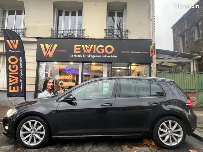 Volkswagen Golf VII 2.0 TDI 150 CARAT Noir de 2014