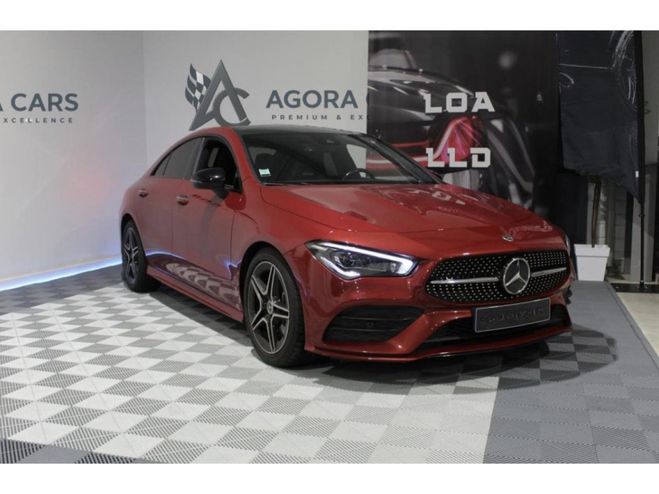 Mercedes Classe CLA 200 d - BV 8G-DCT - BM 118 AMG Line - To ROUGE FONCE de 2021