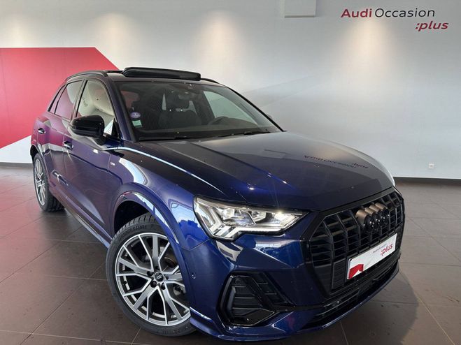Audi Q3 35 TFSI 150 ch S tronic 7 S line BLEU NAVARRE METALLISE de 2023