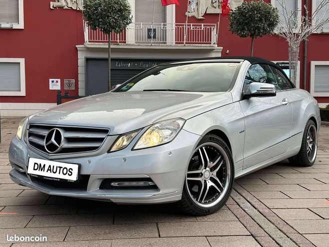 Cliquer pour voir la photo suivante Mercedes Classe E benz 220 cdi cabriolet sportline bva Gris de 2012