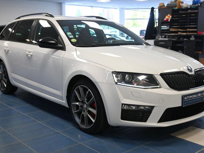 Skoda Octavia Combi 2.0 TDI 184 ch CR FAP DSG6 RS Blanc de 2015