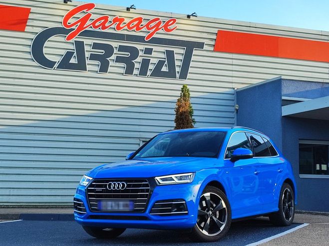 Audi Q5 II TFSI-e 55 S-LINE S-TRONIC 367 CV SUSP Bleu de 2020