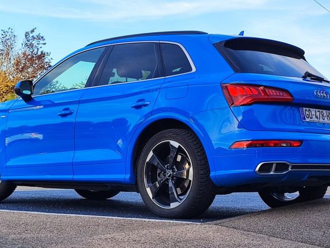 Audi Q5 II TFSI-e 55 S-LINE S-TRONIC 367 CV SUSP Bleu de 2020
