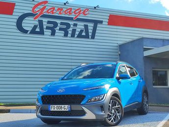  Voir détails -Hyundai Kona 1.6 GDI 141 CV  HYBRID DCT-6 à Bourg-en-Bresse (01)