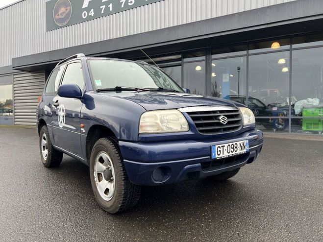 Suzuki Grand Vitara 1.6 L Essence 16S quip Ethanol Bleu Fonc de 2001