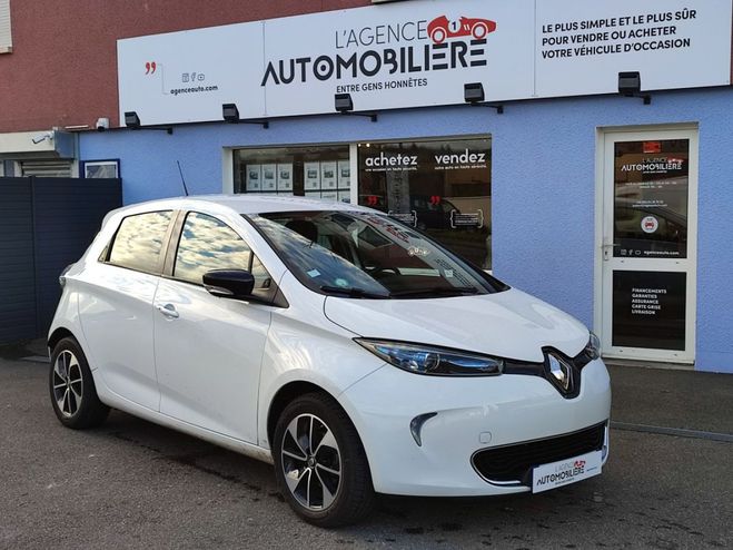 Renault Zoe Intens R110 MY19 41kw Location batterie Blanc de 2018