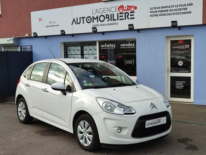 Citroen C3 1.4 HDI 70 Confort Blanc de 2012