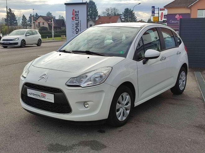 Citroen C3 1.4 HDI 70 Confort Blanc de 2012