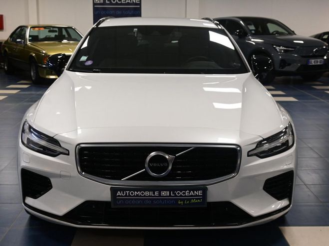 Volvo V60 T8 Twin Engine 303 ch + 87 ch Geartronic BLANCHE de 2019