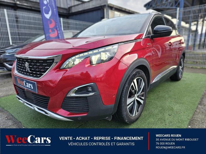 Peugeot 3008 2.0 BLUEHDI 150 GT LINE START-STOP ROUGE FONCE de 2017