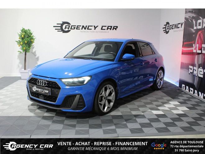 Audi A1 Sportback 1.0 25 TFSI - 95  2019 S line  Bleu clair de 2020