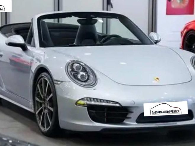 Porsche 911 type 991 PORSCHE 991 CARRERA 4S 3.8 PDK 400ch CAB Argent Rhodium Met. de 2015