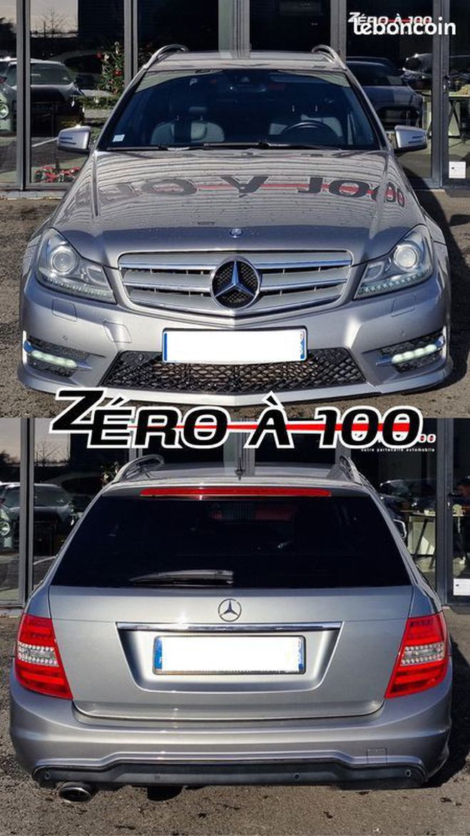 Mercedes Classe C Benz C220 CDI SB PACK AMG BVA 7G-Tronic  Gris de 2013