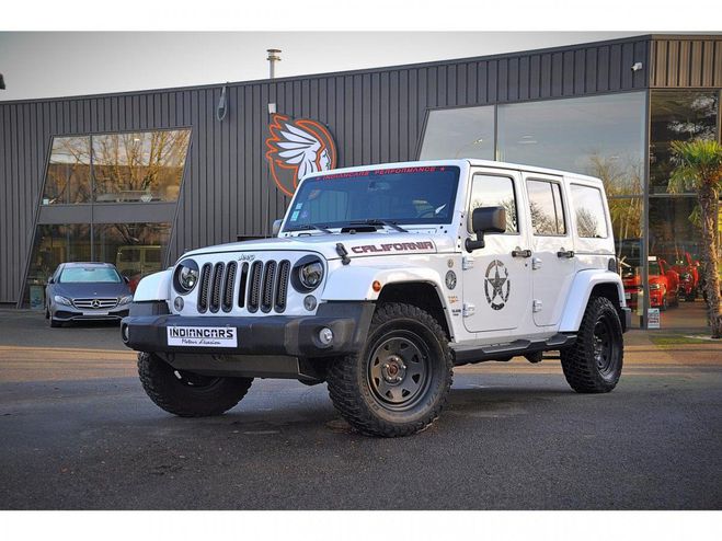 Jeep Wrangler 3.6i - BVA 2016 2007 Unlimited Sahara PH Blanc Mtallis de 2016