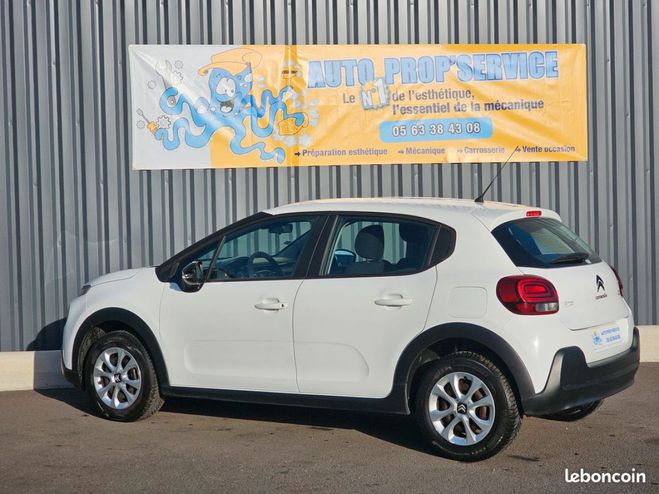 Citroen C3 III BLUEHDI 75ch FEEL S&S SOCIETE 2 PLAC Blanc de 2017