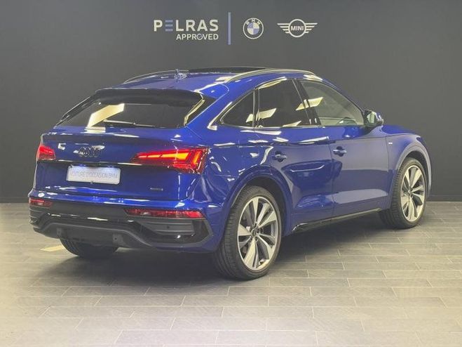 Audi Q5 Sportback 55 TFSI e 367ch S line quattro Bleu Ultra Mtallis de 2023