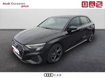  Voir détails -Audi A3 Sportback 40 TFSIe 204 S tronic 6 S Line à  La Rochelle (17)