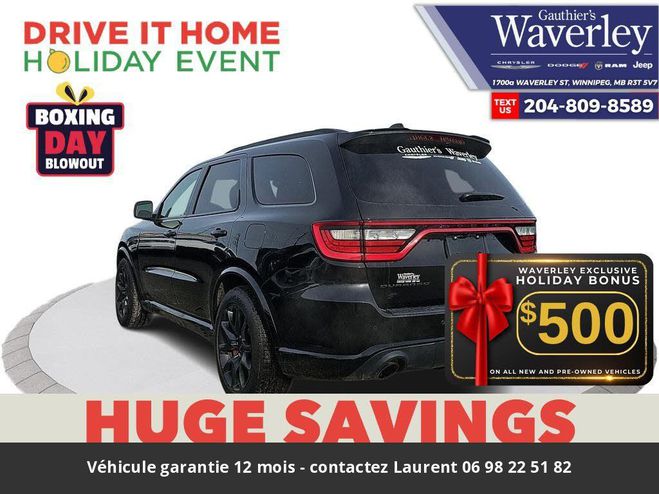 Dodge Durango srt 491 hp 6.4l v8 tout compris hors hom Noir de 2022
