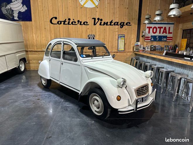 Citroen 2 CH 2 2cv6 spcial blanche 10 000km d'origin Blanc de 1990
