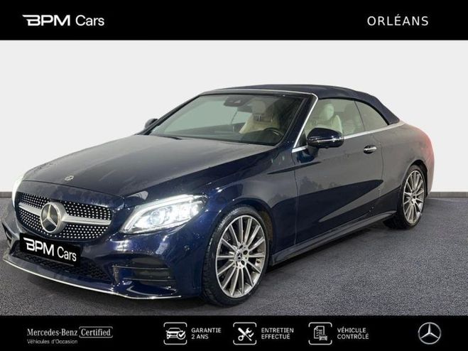 Mercedes Classe C Cabriolet 220 d 194ch AMG Line 9G-Tronic Bleu Cavansite Mtallis de 2021