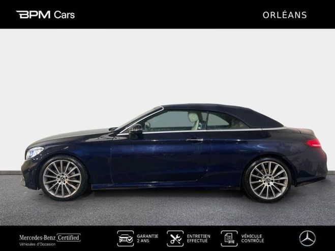 Mercedes Classe C Cabriolet 220 d 194ch AMG Line 9G-Tronic Bleu Cavansite Mtallis de 2021